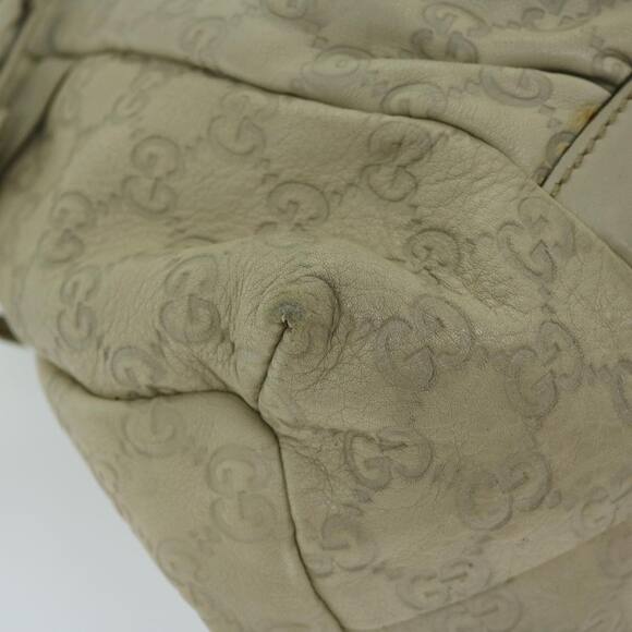 GUCCI Guccissima GG Canvas Hand Bag Beige - Picture 15 of 16
